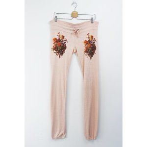 NWT Wildfox 70s Banquet Champagne Baby Jogger Pant